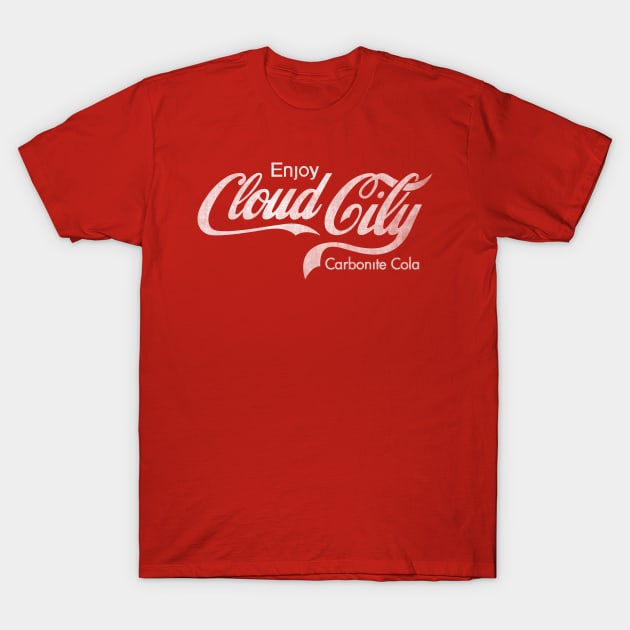 Cloud City Cola Vintage T-Shirt by LaserBrainDesign